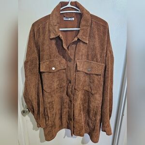 Devoted Corduroy Jacket, Dark Brown